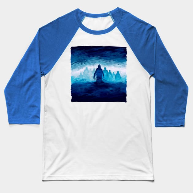 The Fog Illustration by Burro Baseball T-Shirt by burrotees